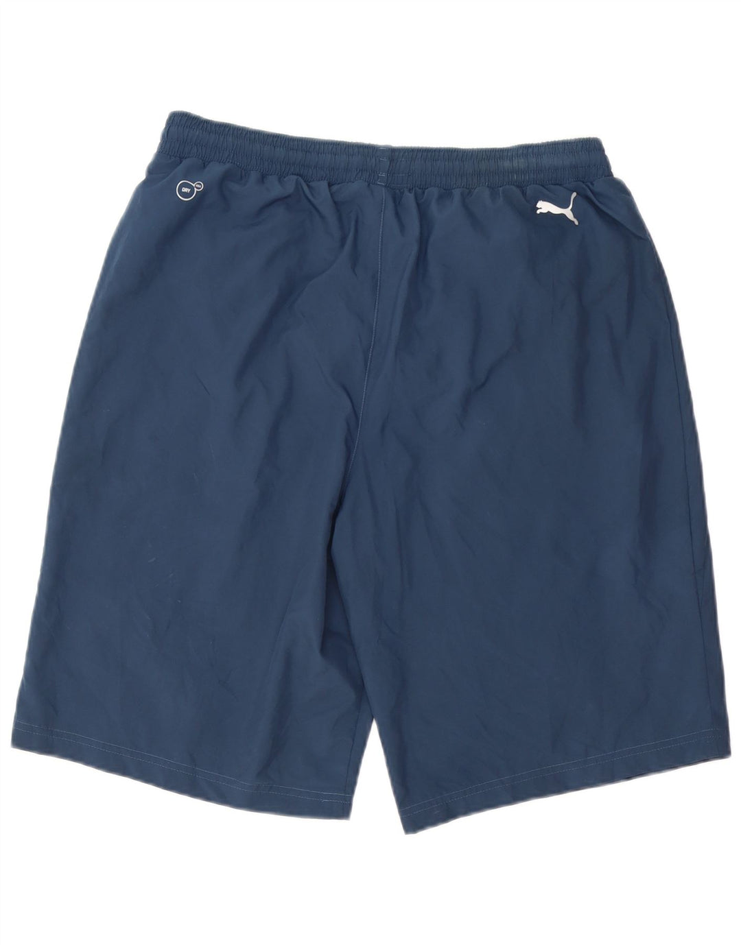 Shorts esportivos masculinos Puma Graphic grandes poliéster azul marinho