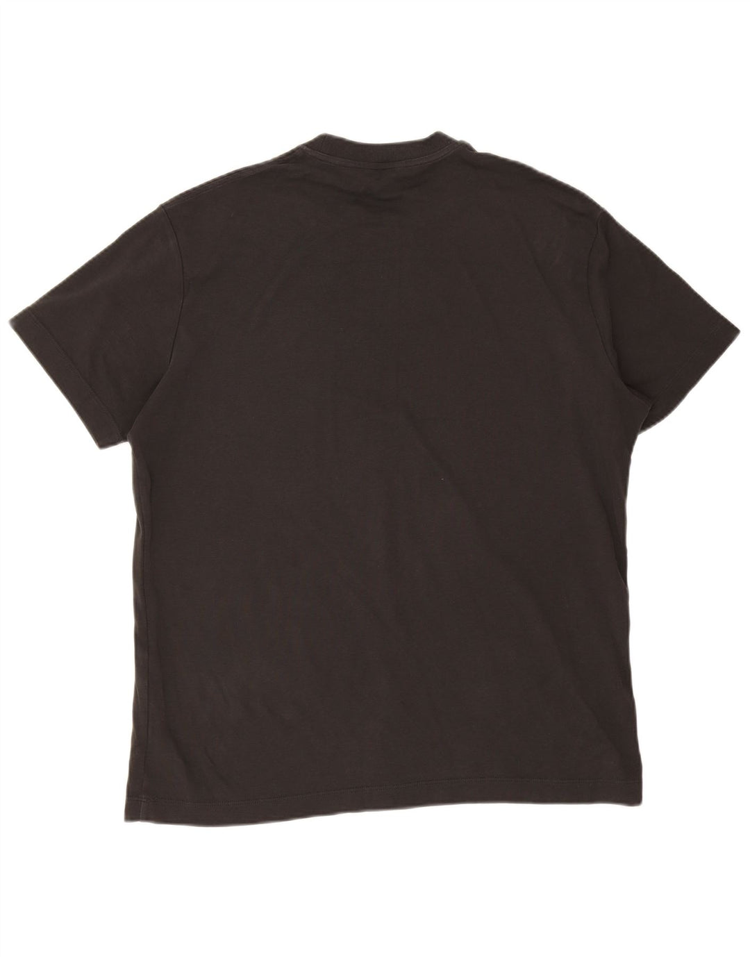 Camiseta masculina Massimo Dutti Top grande algodão cinza