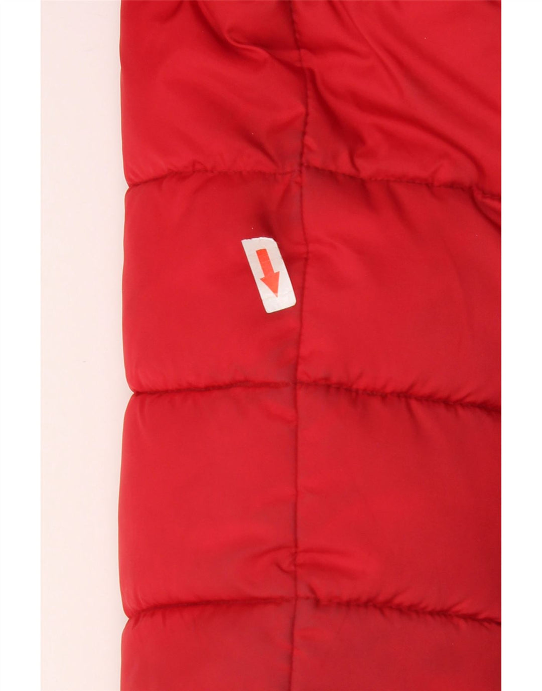 Jaqueta acolchoada com capuz gráfico Jordan Boys 8-9 anos pequeno colorblock vermelho