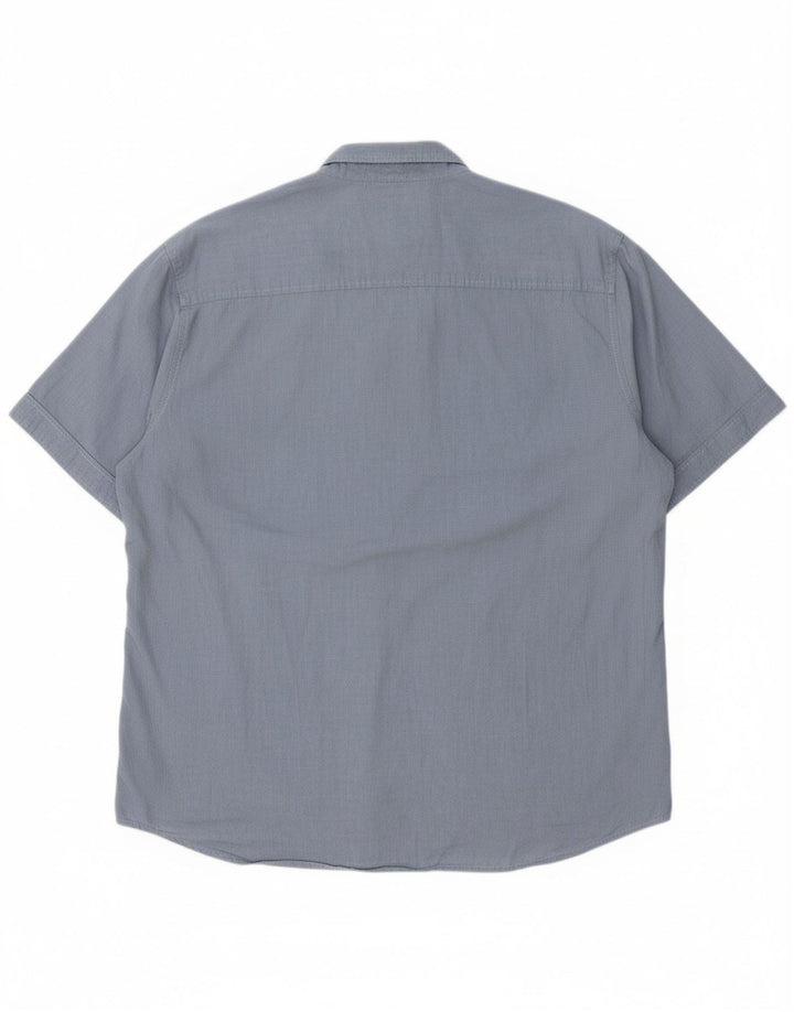 Camisa masculina de manga curta NORTH SAILS 2XL algodão azul