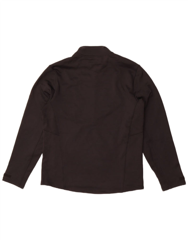 Moletom masculino Lyle & Scott com gola e zíper gráfico grande preto