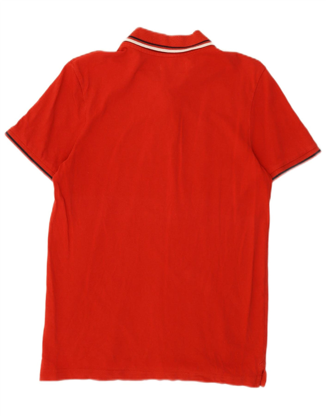Camisa polo masculina Diadora pequena algodão vermelho