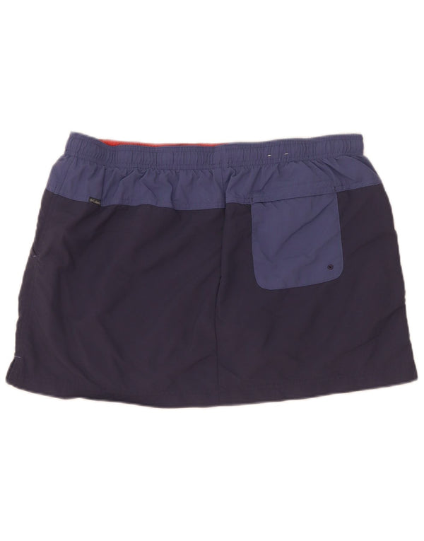 Columbia Womens Skort UK 14 Grande Azul Marinho Colourblock Nylon