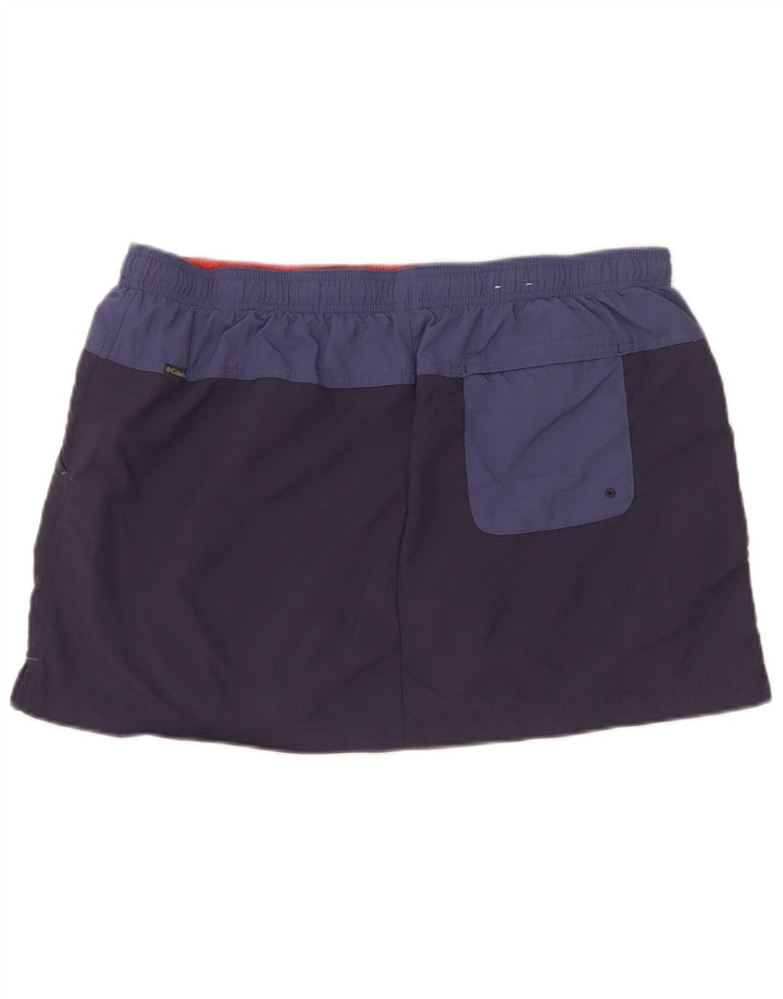 Columbia Womens Skort UK 14 Grande Azul Marinho Colourblock Nylon