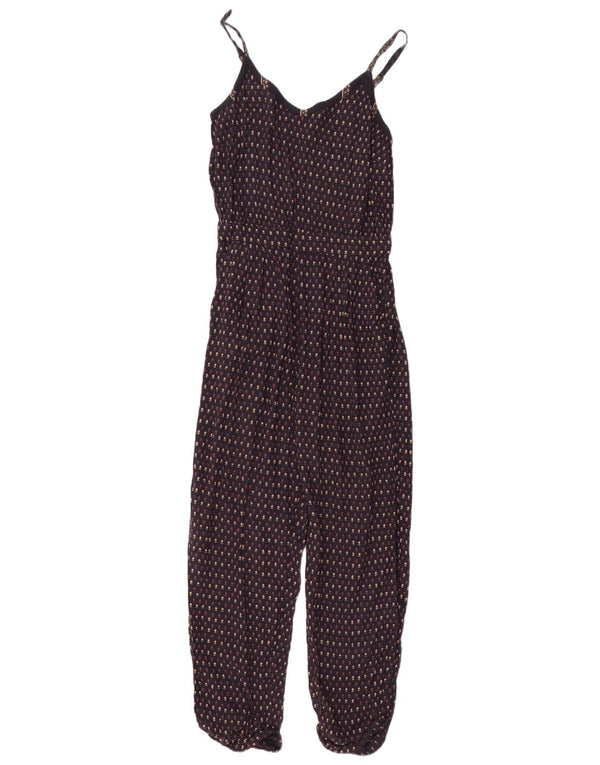 Macacão feminino FAT FACE UK 6 XS azul marinho floral viscose