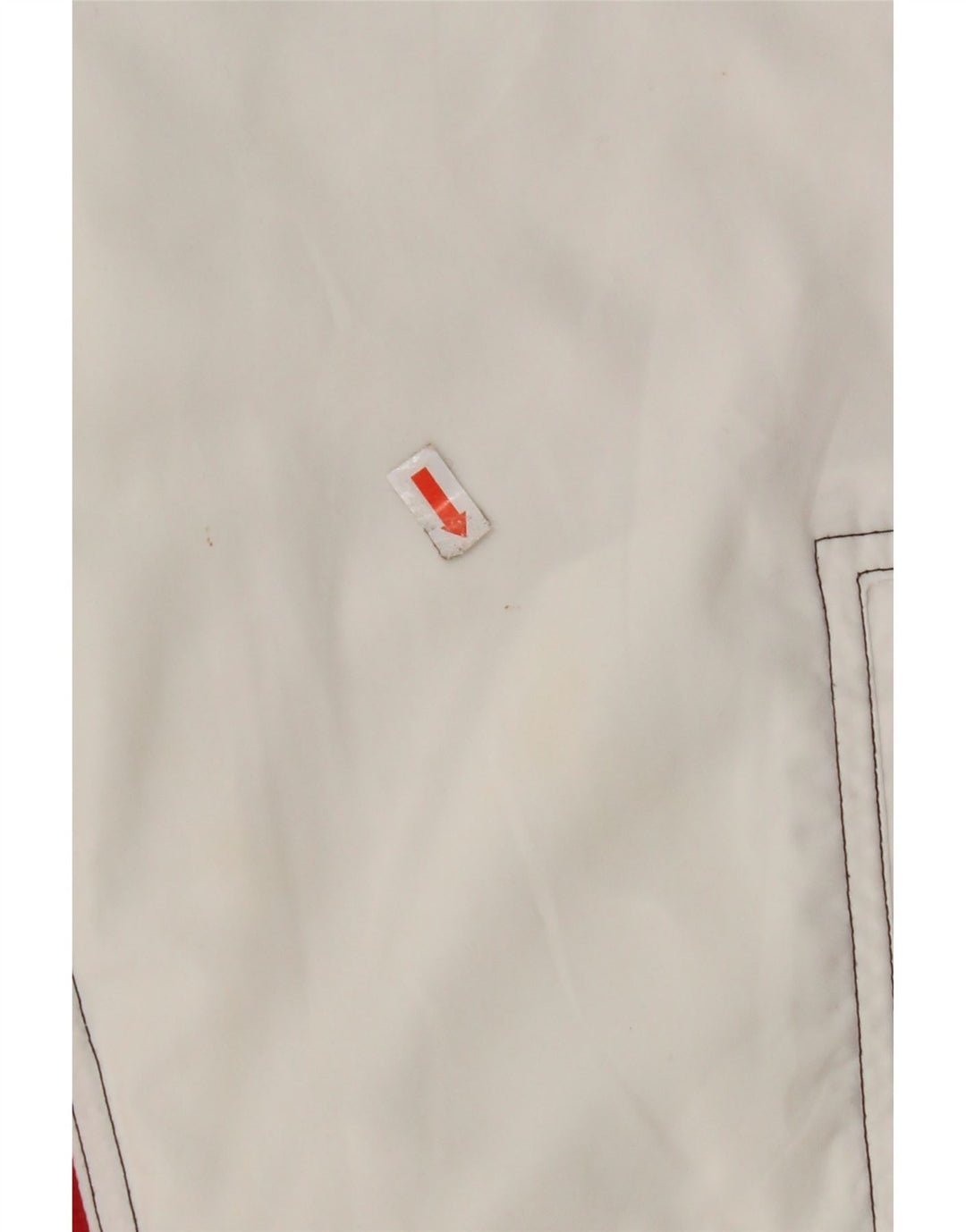 LOTTO Mens Treino Top Jacket UK 36/38 Pequeno Colorblock Branco Poliéster