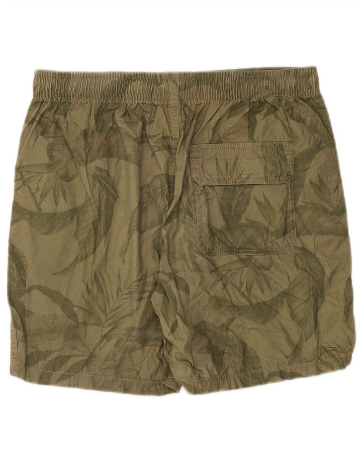Billabong Mens Sport Shorts Médio Cáqui Floral