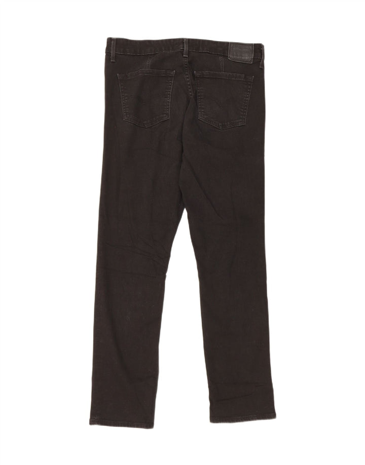 Calça jeans feminina Levi's 712 Slim W30 L30 algodão preto