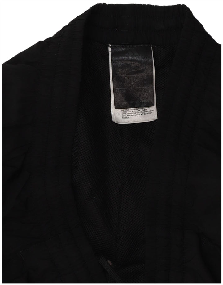 Calça de treino feminina Adidas Joggers UK 12 poliéster preto médio