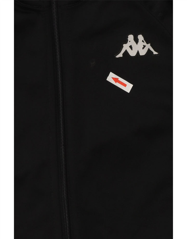 Jaqueta KAPPA Boys Graphic Tracksuit 15-16 Anos Preto Poliéster