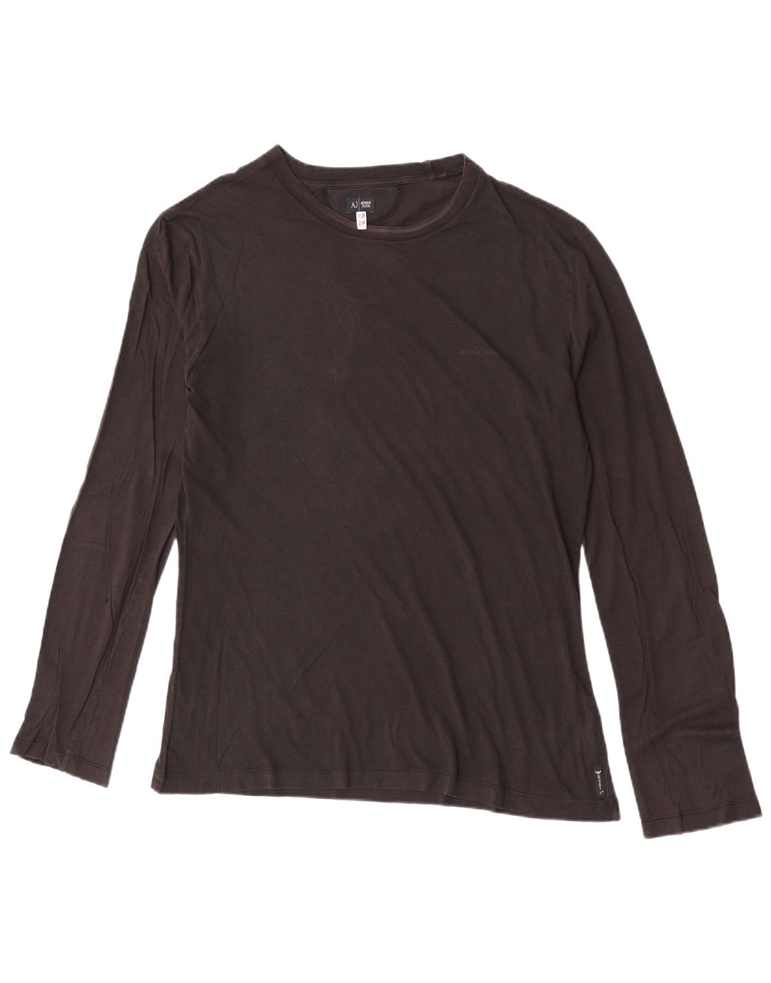 Armani Jeans Masculino Top Manga Longa XL Preto