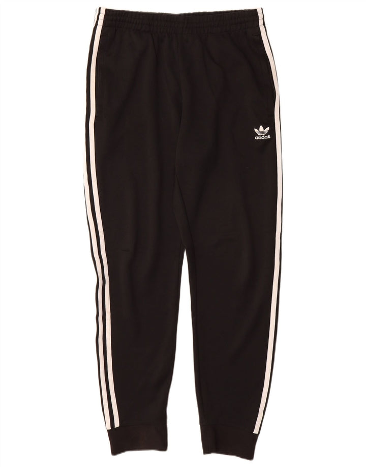 Adidas Mens Treino Calças Joggers Médio Poliéster Preto