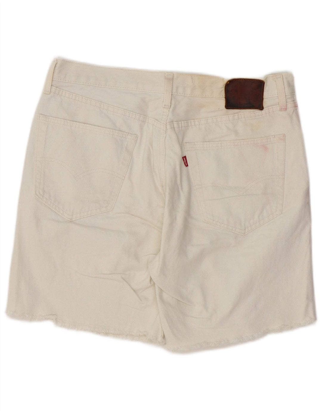 Shorts jeans masculino LEVI'S W36 grande algodão branco