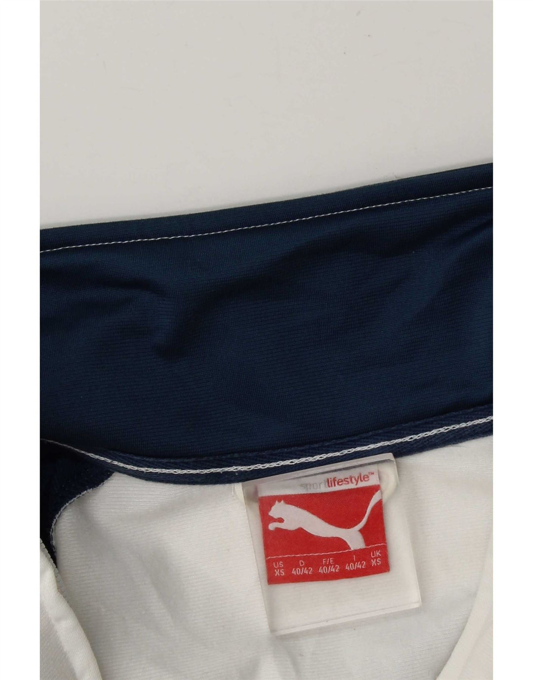 Puma Mens Tracksuit Top Jaqueta XS Branco Colorblock
