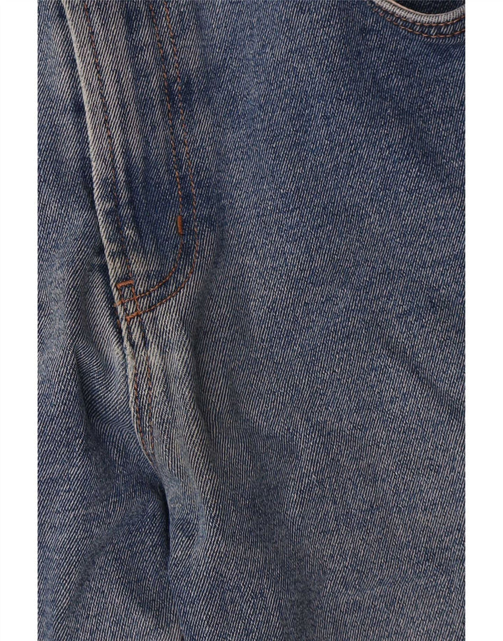 Lee Mens Riders Straight Jeans W36 L30 Azul Algodão