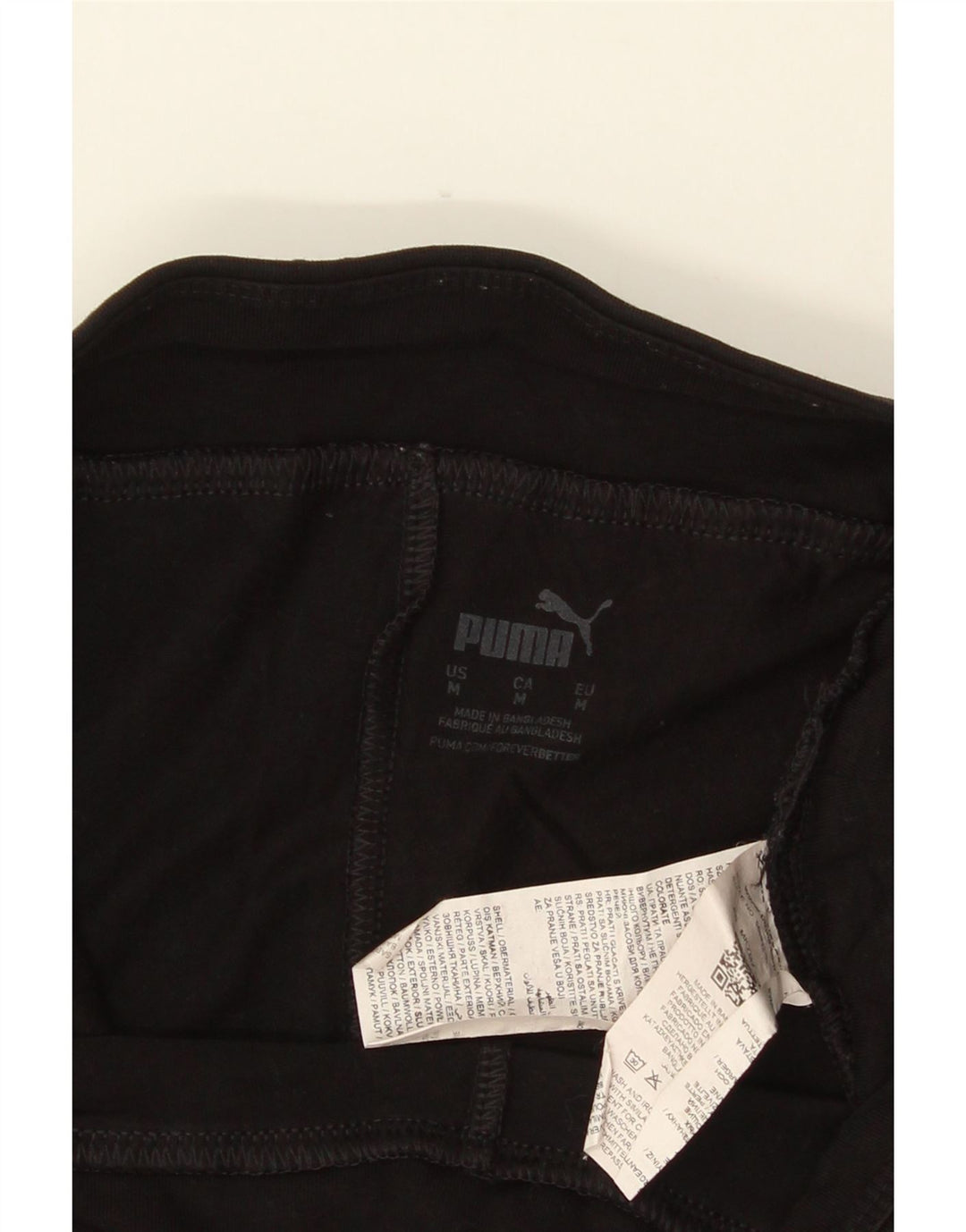 Leggings PUMA Feminino UK 12 Médio Algodão Preto