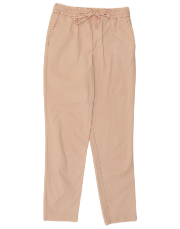 Zara Calça Chino Feminina Reta XS W24 L27 Rosa