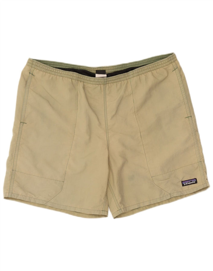 Shorts de natação masculino Patagonia médio cáqui poliamida