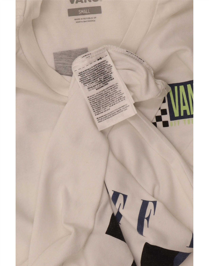 Camiseta Vans Masculina Graphic Top Pequeno Algodão Branco