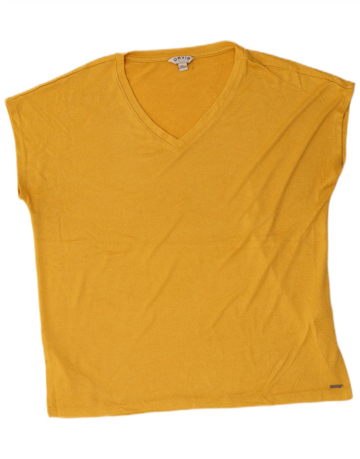 Camiseta feminina ORVIS UK 18 XL amarelo poliéster