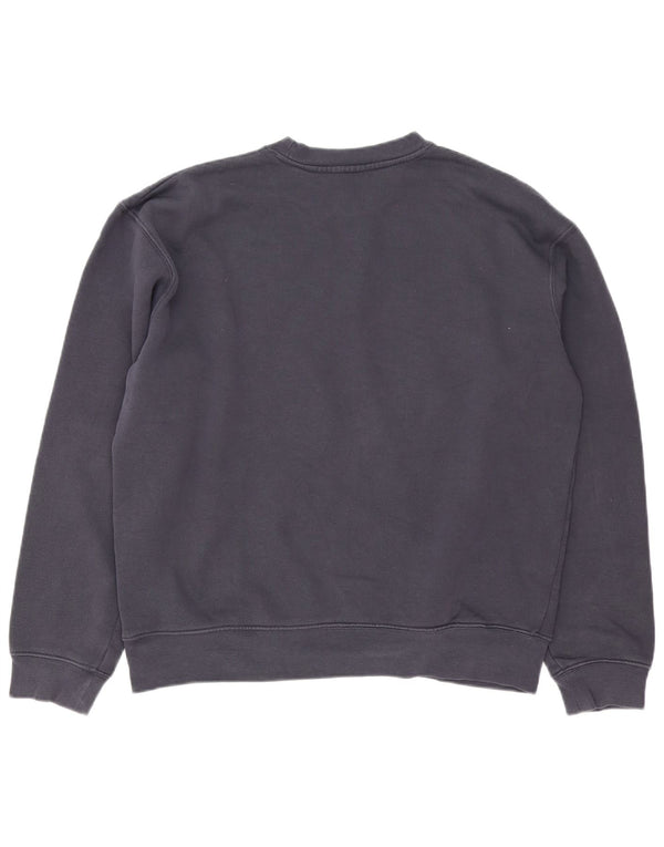 Zara moletom masculino jumper médio azul marinho algodão
