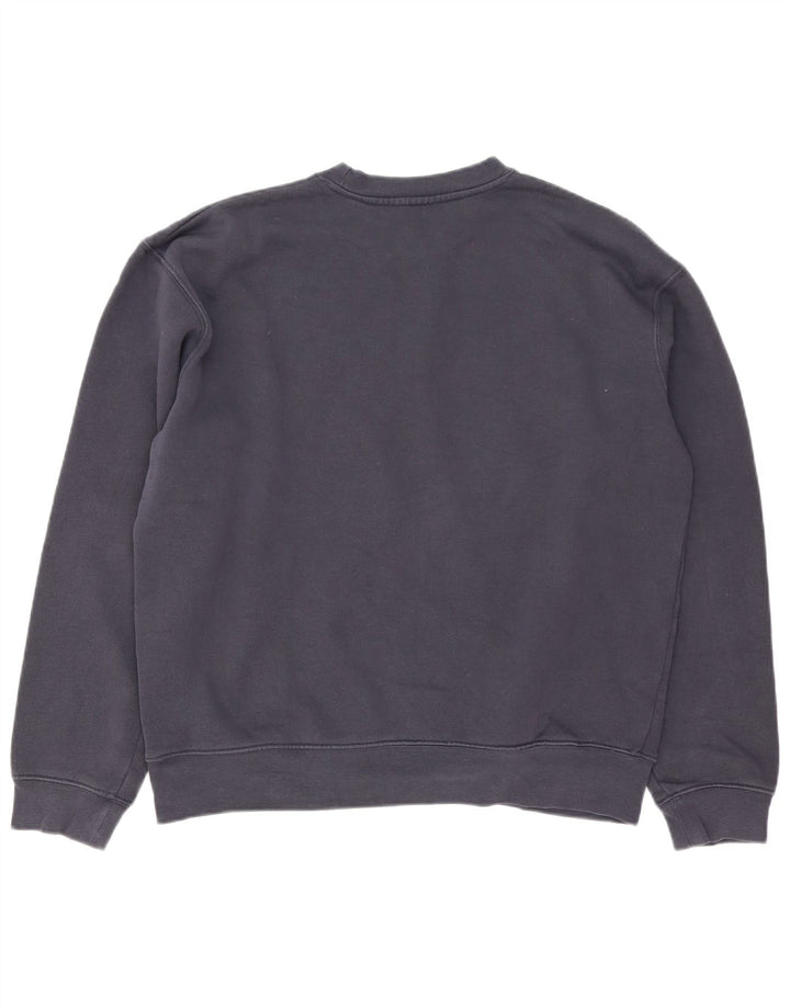 Zara moletom masculino jumper médio azul marinho algodão