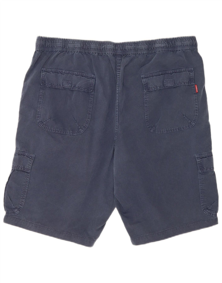 Carrera Masculino 629 Cargo Shorts 2XL W42 Azul Marinho Algodão