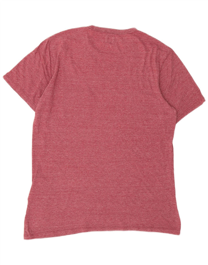 Camiseta masculina LEVI'S Top médio de algodão manchado vermelho