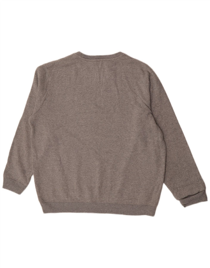 Crew Clothing Mens Gráfico Moletom Jumper 2XL Algodão Cinza