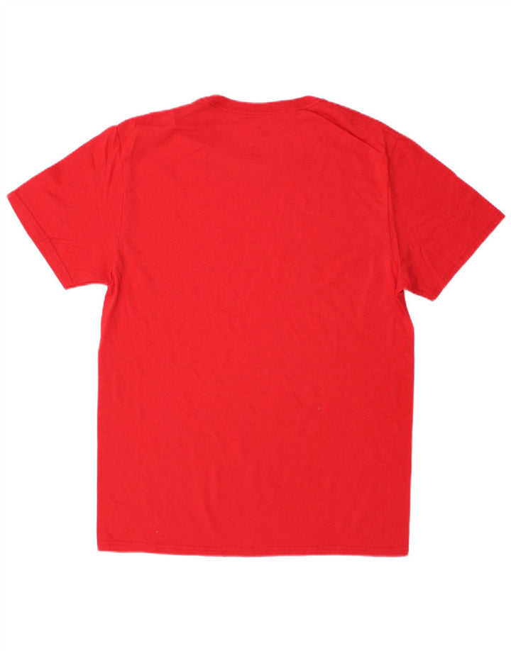 Camiseta masculina RUSSELL ATLÉTICA Top de algodão vermelho médio