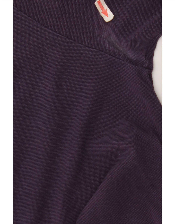 Camisa polo masculina Lacoste tamanho 4 médio algodão roxo