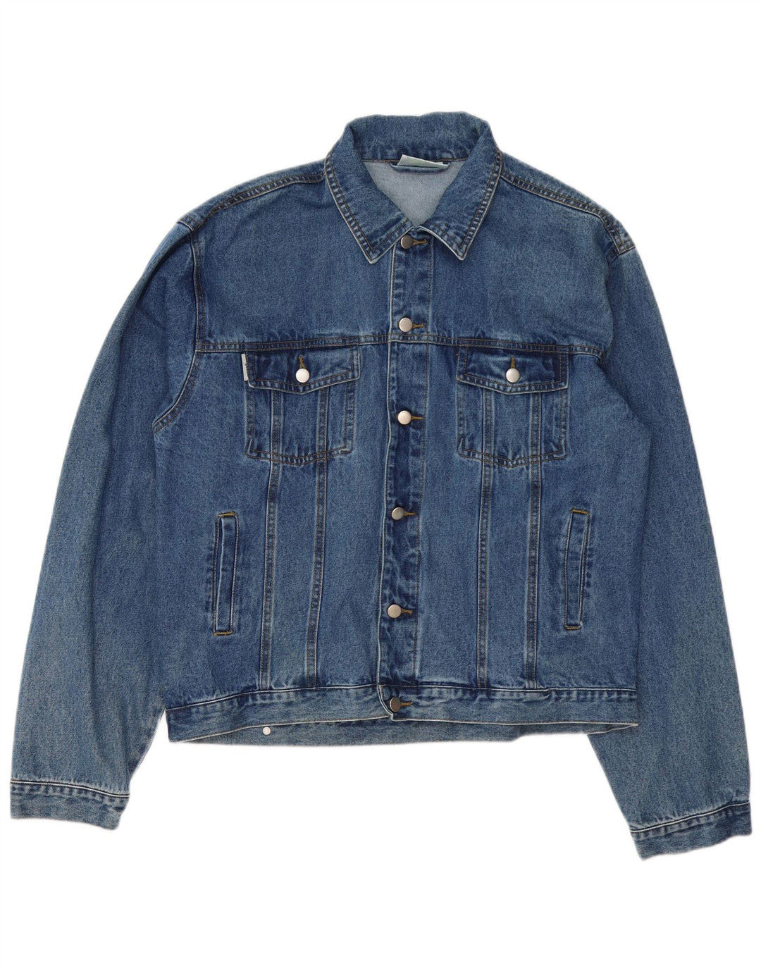 Jaqueta jeans masculina Giani Feroti Reino Unido 40 grande algodão azul