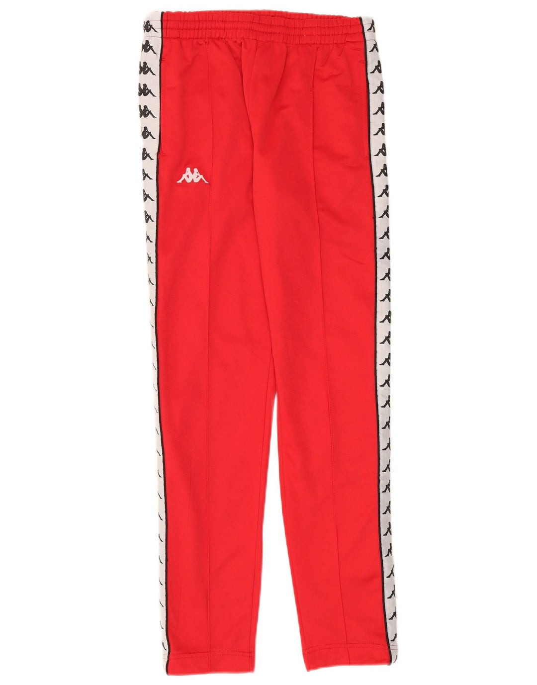 Kappa Mens Graphic Tracksuit Calças Pequeno Poliéster Colorblock Vermelho