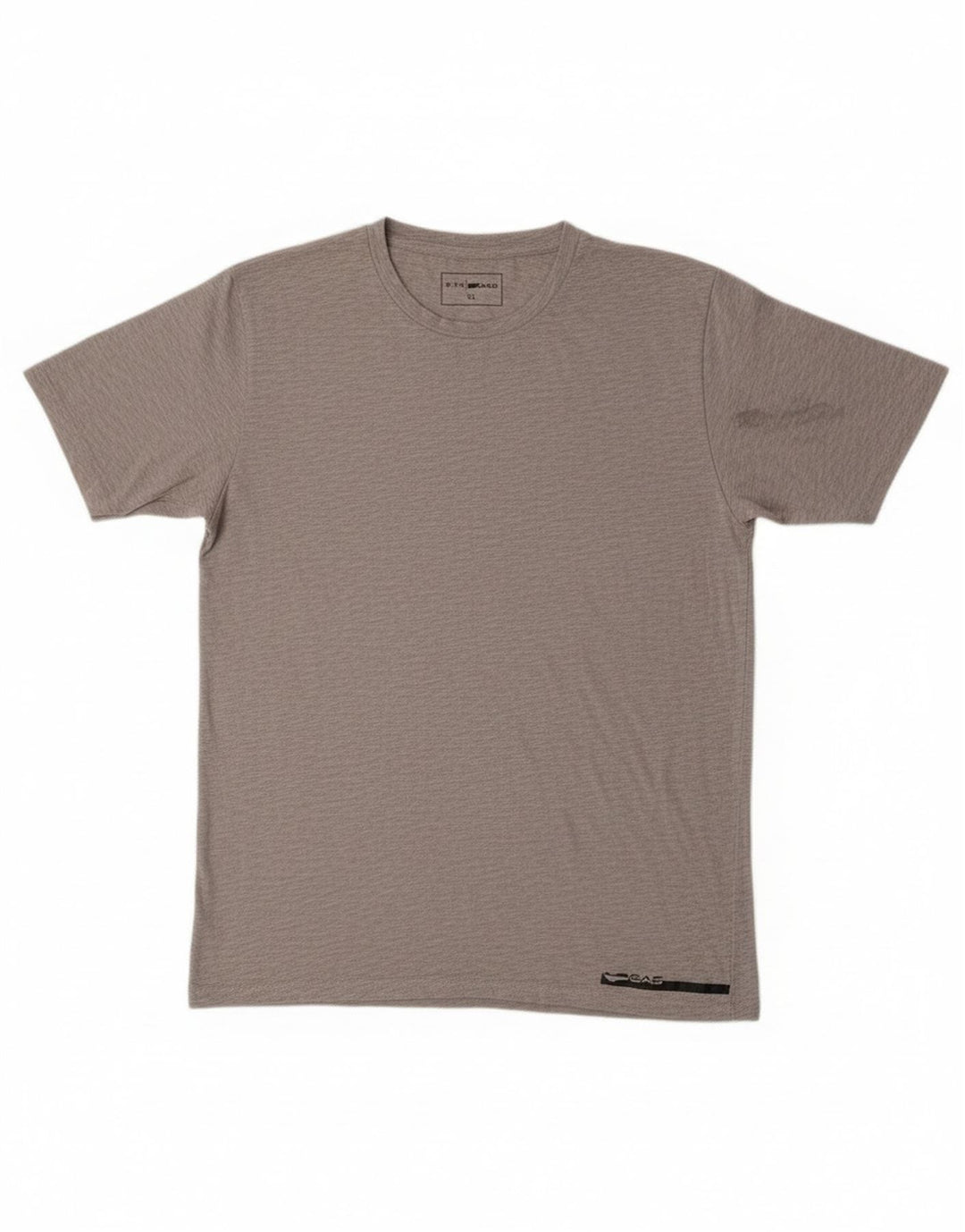 Camiseta masculina Gas Top XL algodão cinza