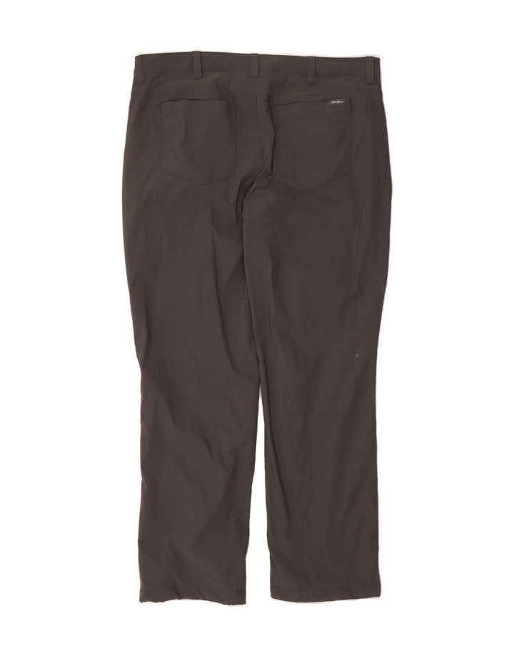 EDDIE BAUER Mens Straight Cargo Trousers W40 L32 Grey Nylon Vintage Eddie Bauer and Second-Hand Eddie Bauer from Messina Hembry 