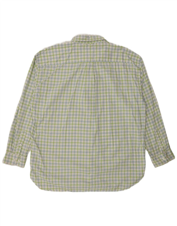 Camisa masculina TOMMY HILFIGER 2XL algodão xadrez verde