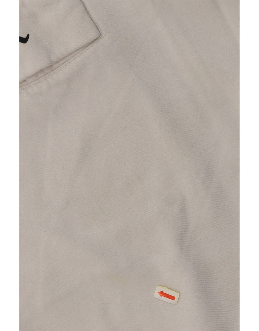 CHAMPION Suéter masculino com capuz e zíper gráfico médio algodão branco