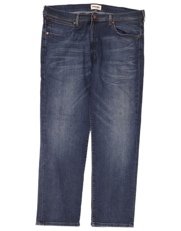 Wrangler Masculino Arizona Straight Jeans W40 L30 Azul Algodão
