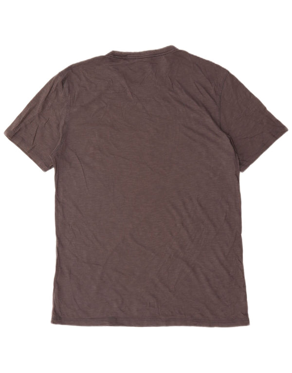 Camiseta masculina Hugo Boss grande algodão cinza