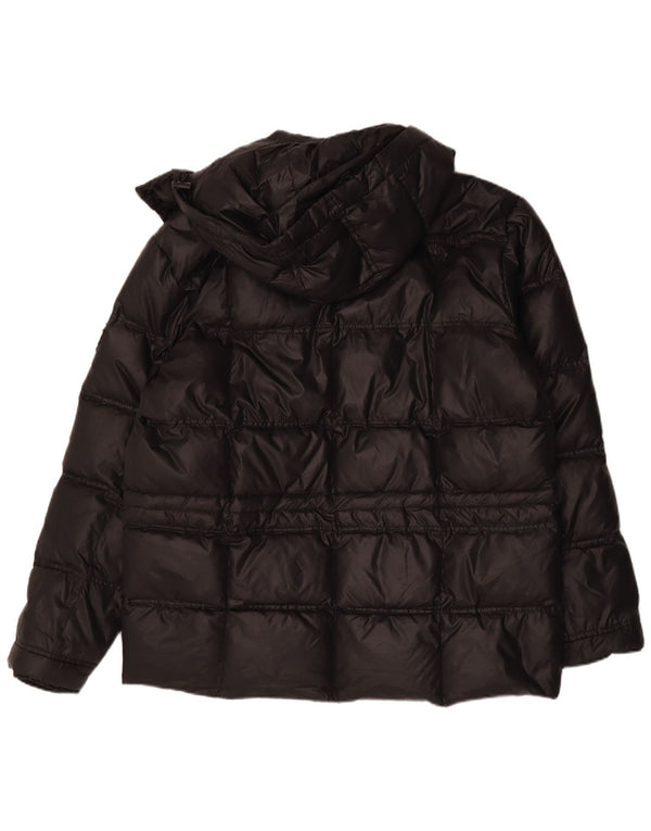 Jaqueta masculina acolchoada com capuz Best Company UK 44 2XL poliamida preta