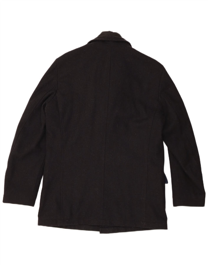 Casaco corta-vento masculino Pierre Cardin IT 50 grande lã azul marinho