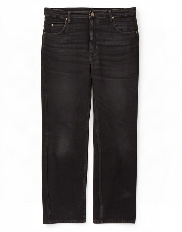 Lee Mens Brooklyn Comfort Straight Jeans W36 L32 Algodão Preto