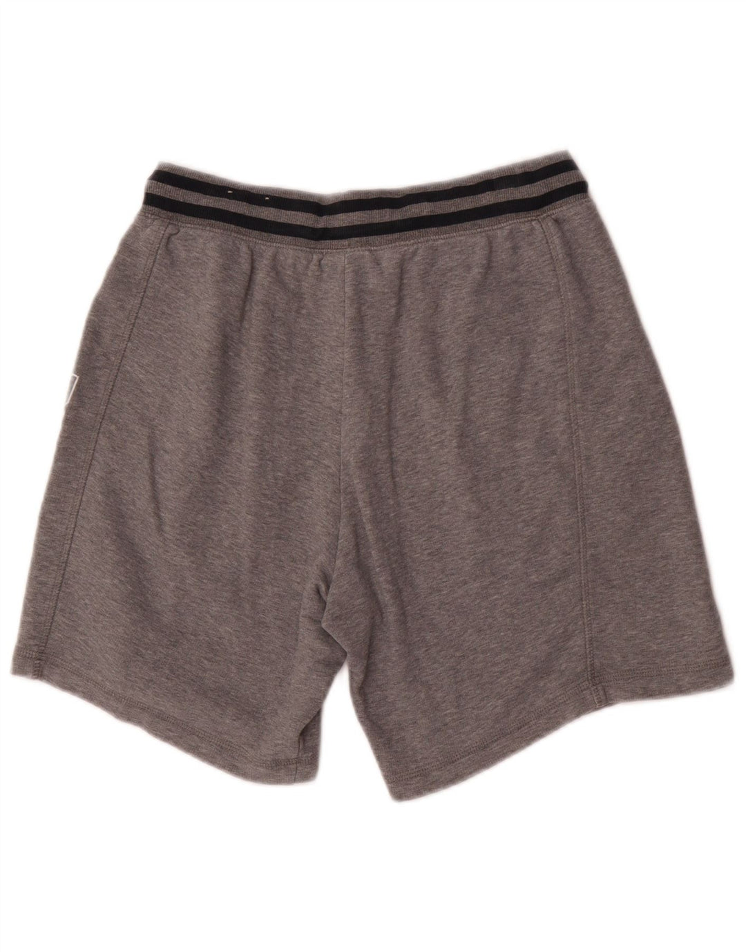 Shorts esportivos masculinos Puma Graphic pequenos listrados cinza