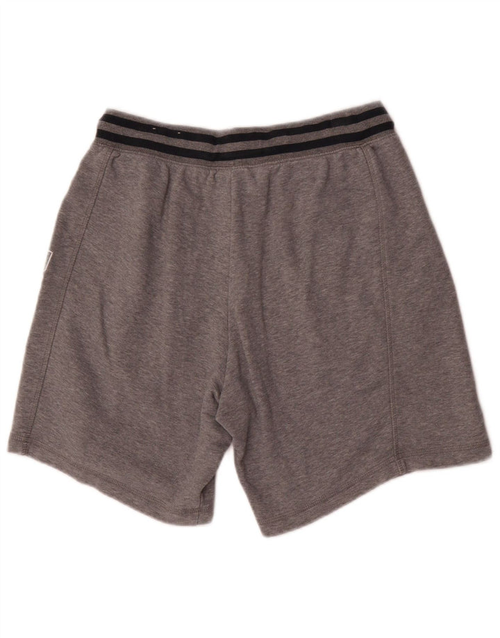 Shorts esportivos masculinos Puma Graphic pequenos listrados cinza