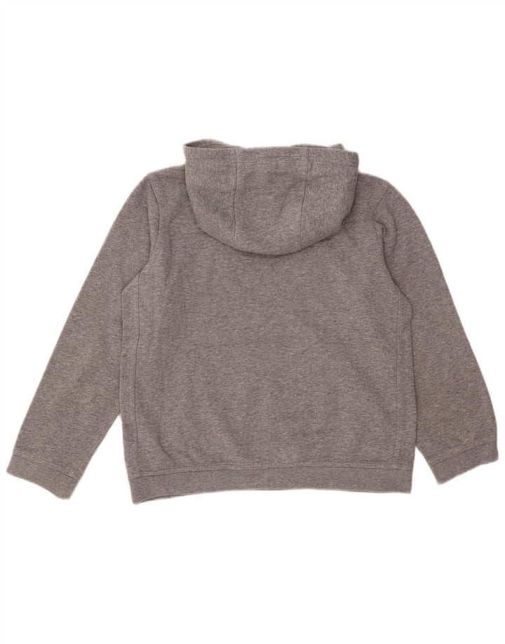 Jumper com capuz NIKE Boys Standard Fit 12-13 anos grande cinza algodão