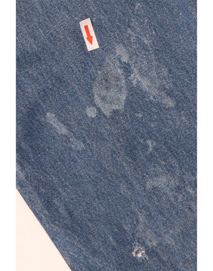 Levi's Masculino 521 Straight Jeans W38 L34 Azul Algodão