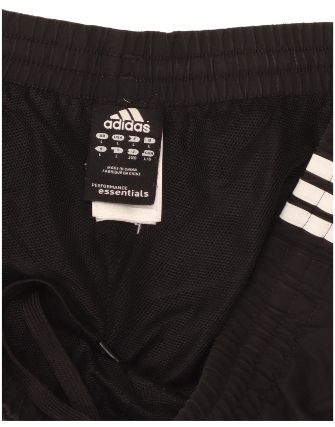 ADIDAS Mens Climalite Sport Shorts Grande Poliéster Preto