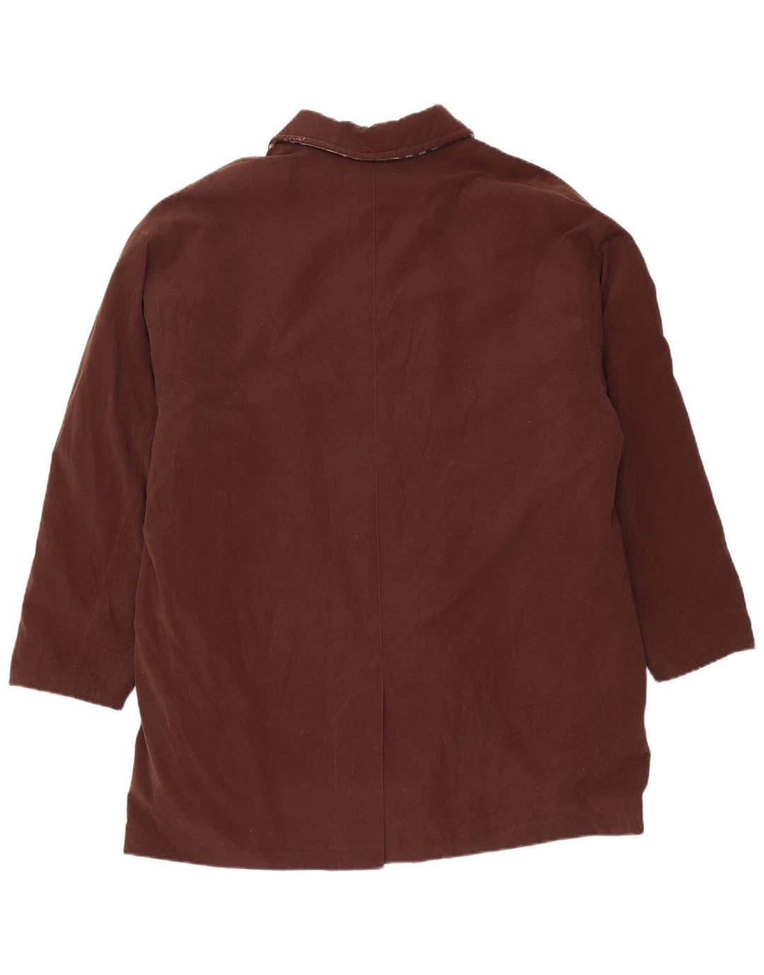 Sobretudo feminino Gore-Tex Aquascutum UK 14 poliéster marrom médio