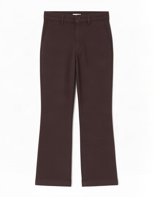 Zara Calça feminina casual bootcut pequena W26 L26 preta