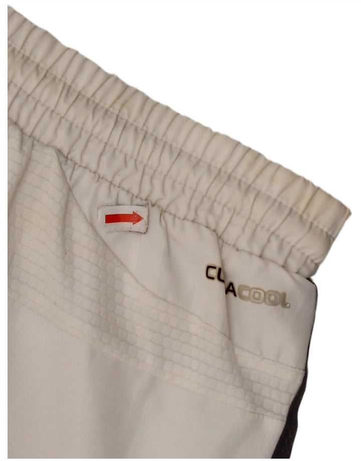 ADIDAS Mens Clima 365 Sport Shorts Médio Branco Colourblock Poliéster